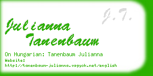 julianna tanenbaum business card